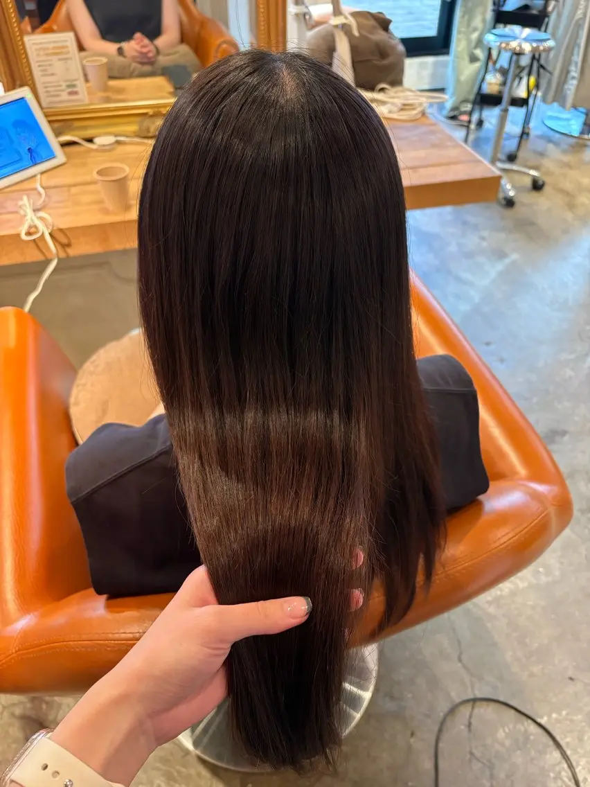 ロング レイヤー/似合わせ オオカワ ユイハ🎀のヘアスタイル