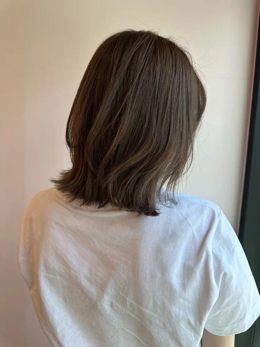 ミディアム ボブ/透明感カラー 🌿栄🌿kouneのヘアスタイル