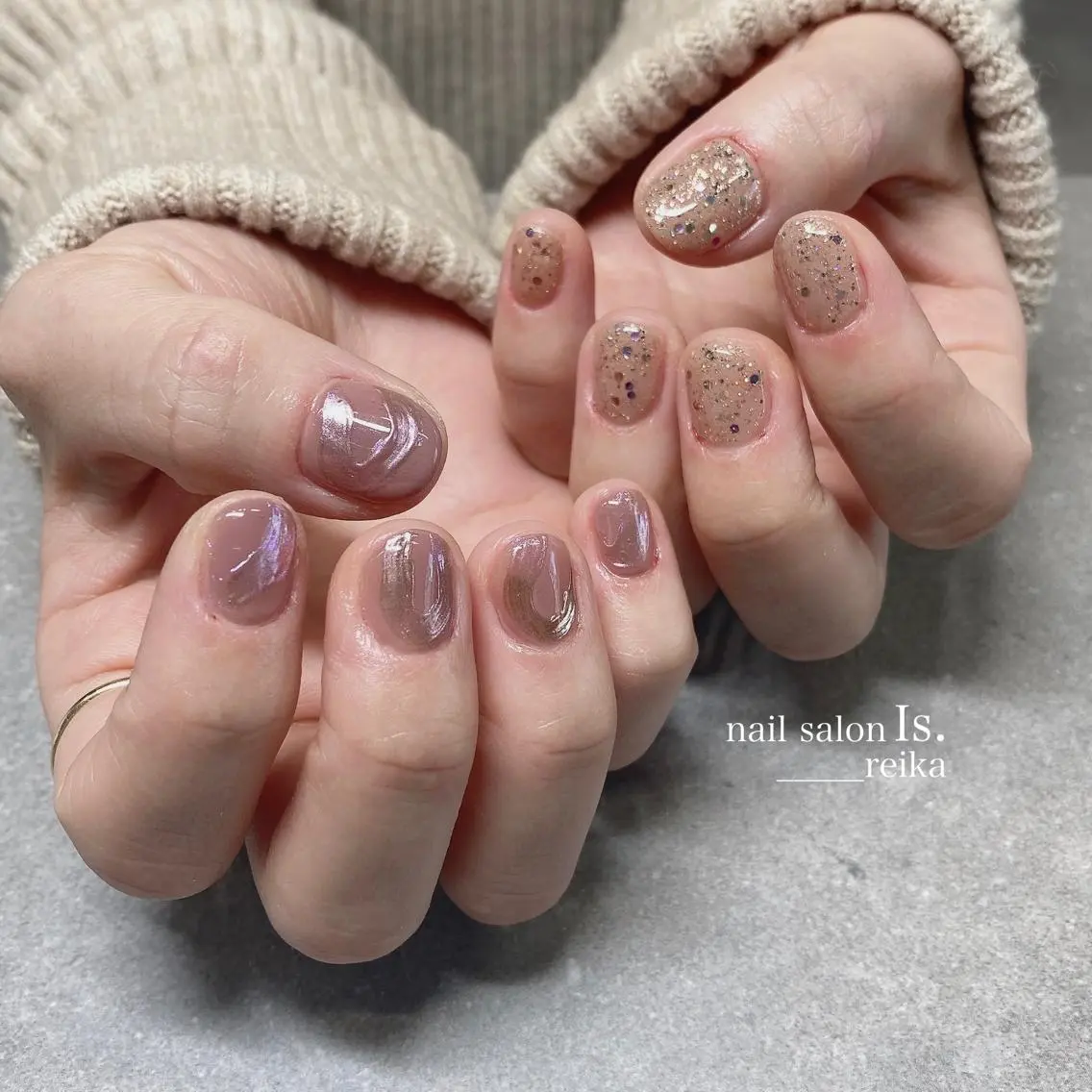 ネイル 持ち込み nail salon Is.  reikaのネイルデザイン