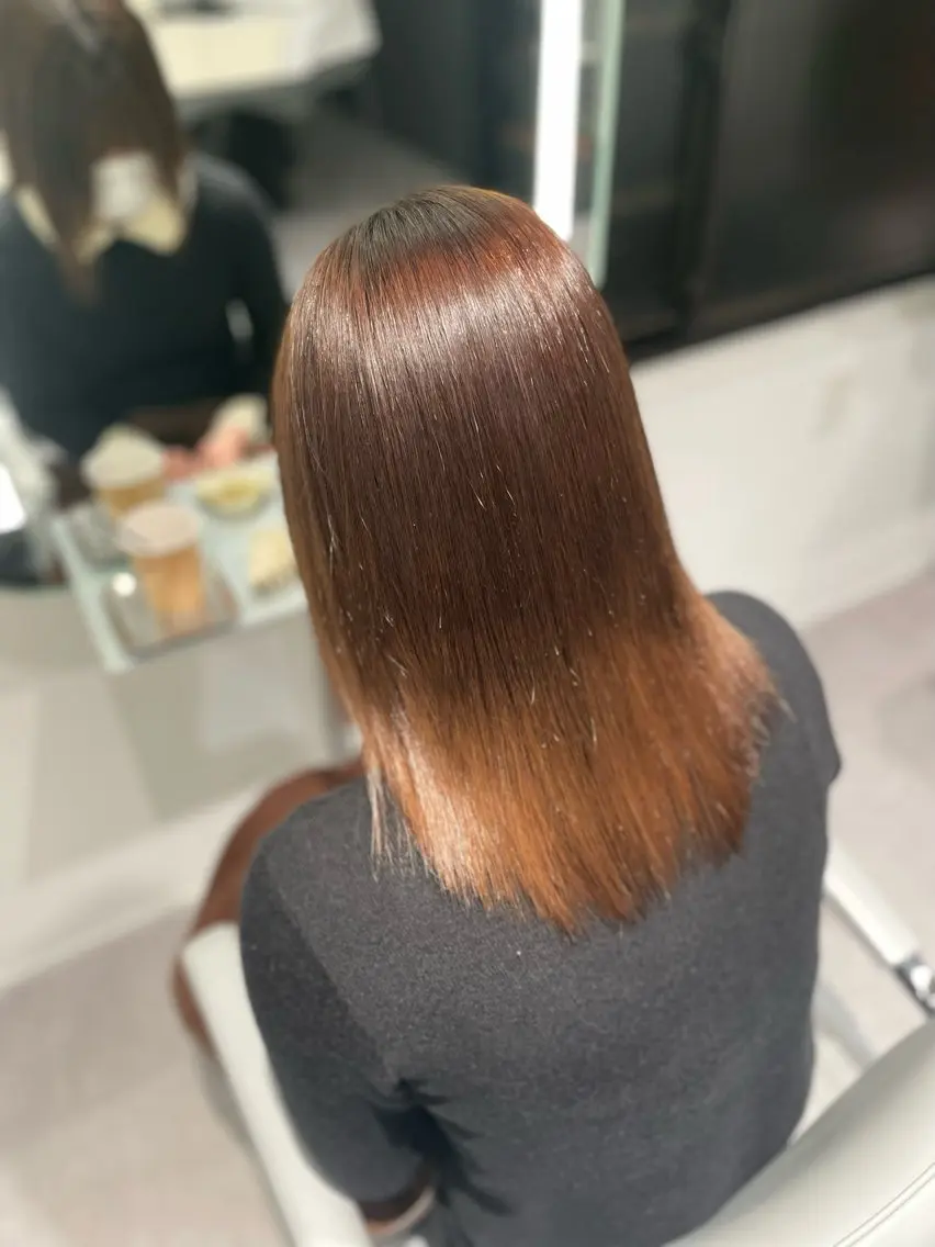 ミディアム 髪質改善 unique RINNEのヘアスタイル