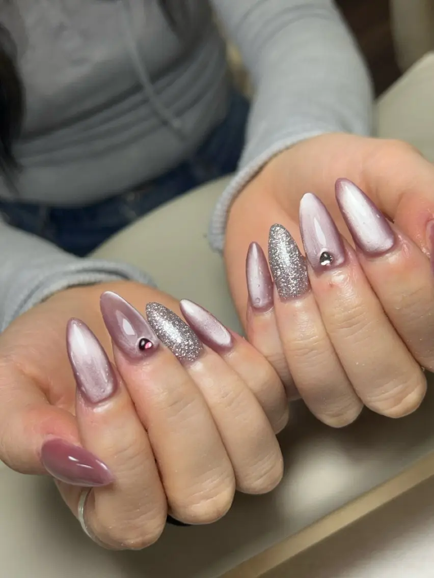 ネイル アートネイル チークネイル 長さ出し フレンチネイル ジェルネイル 🦋new Nail🦋ニノのネイルデザイン