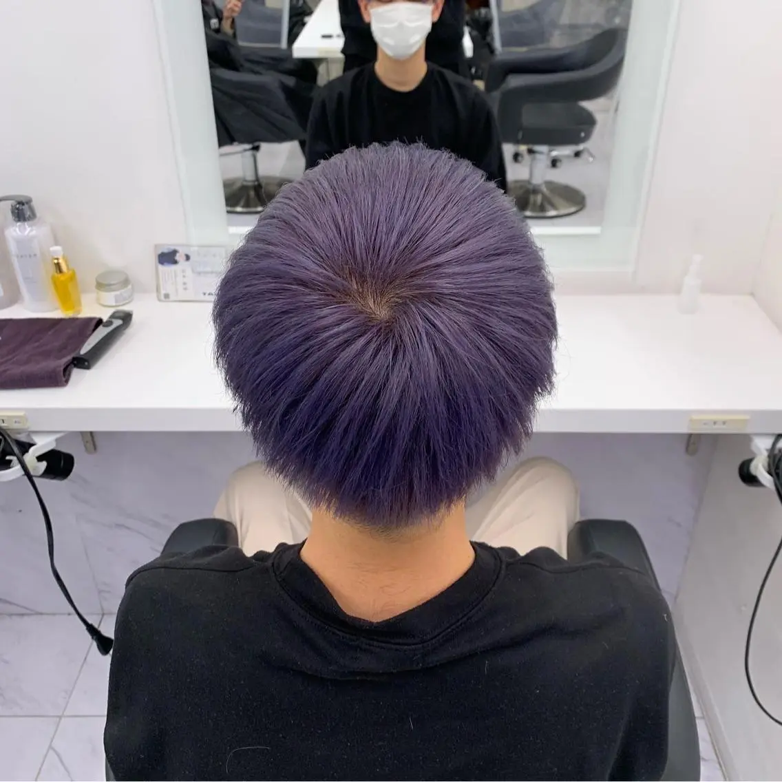 ショート カラー メンズ メンズパーマ特化 TAIGAのヘアスタイル