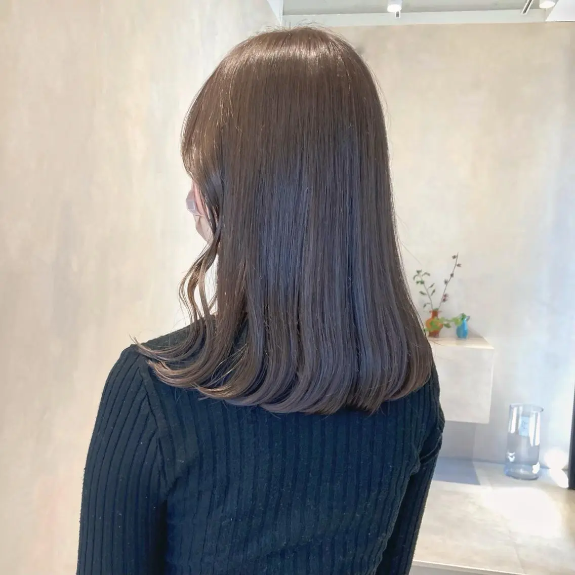 ミディアム カラー 透明感カラー ダブルカラー 髪質改善 トリートメント MURANAKA RYOのヘアスタイル