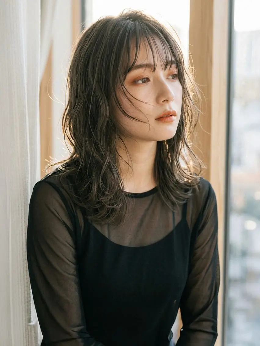 【カラーのダメージケアも程よくしたい方へ♪】カット+カラー+コーティングトリートメントの写真