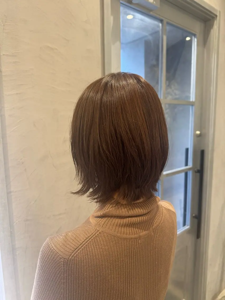 ミディアム Y U K Iのヘアスタイル
