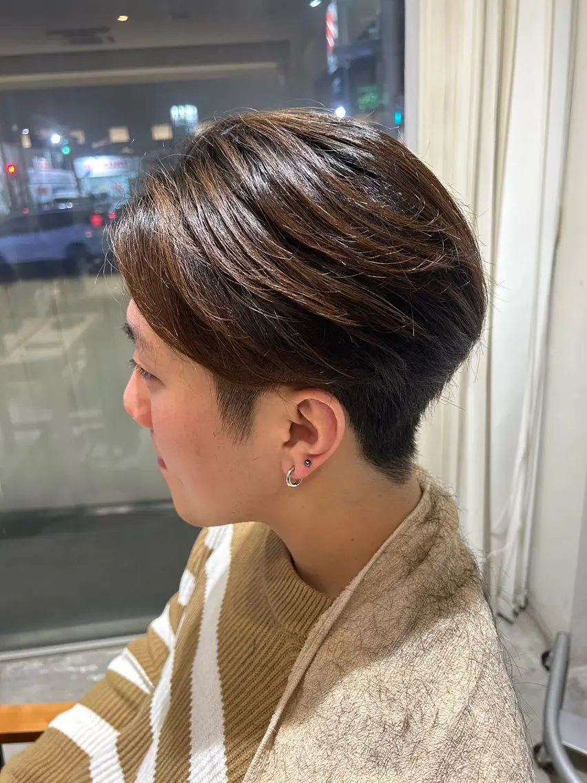 ショート メンズ レイヤーカット 田中 貴也のヘアスタイル