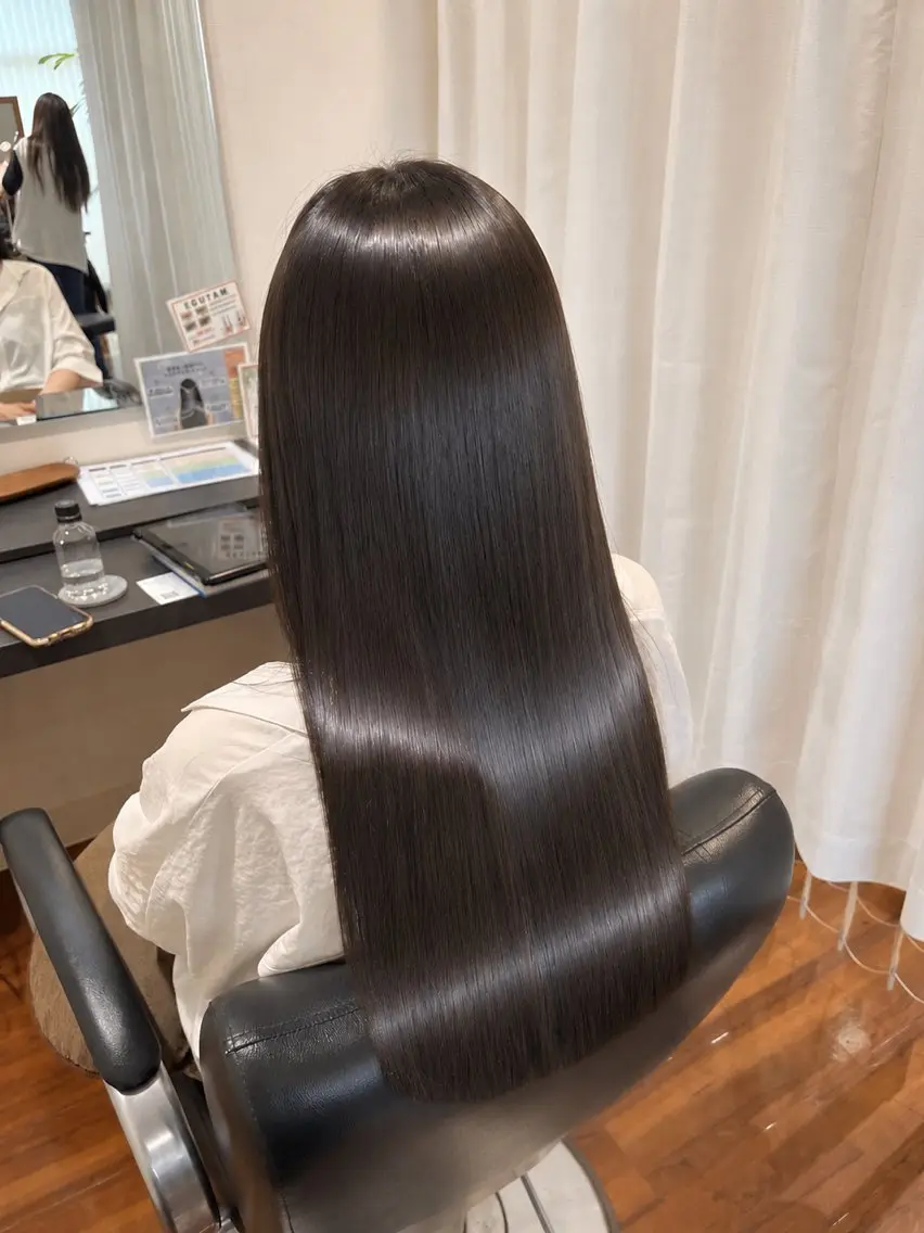 ロング 縮毛矯正 トリートメント CUBE/ Harukaのヘアスタイル