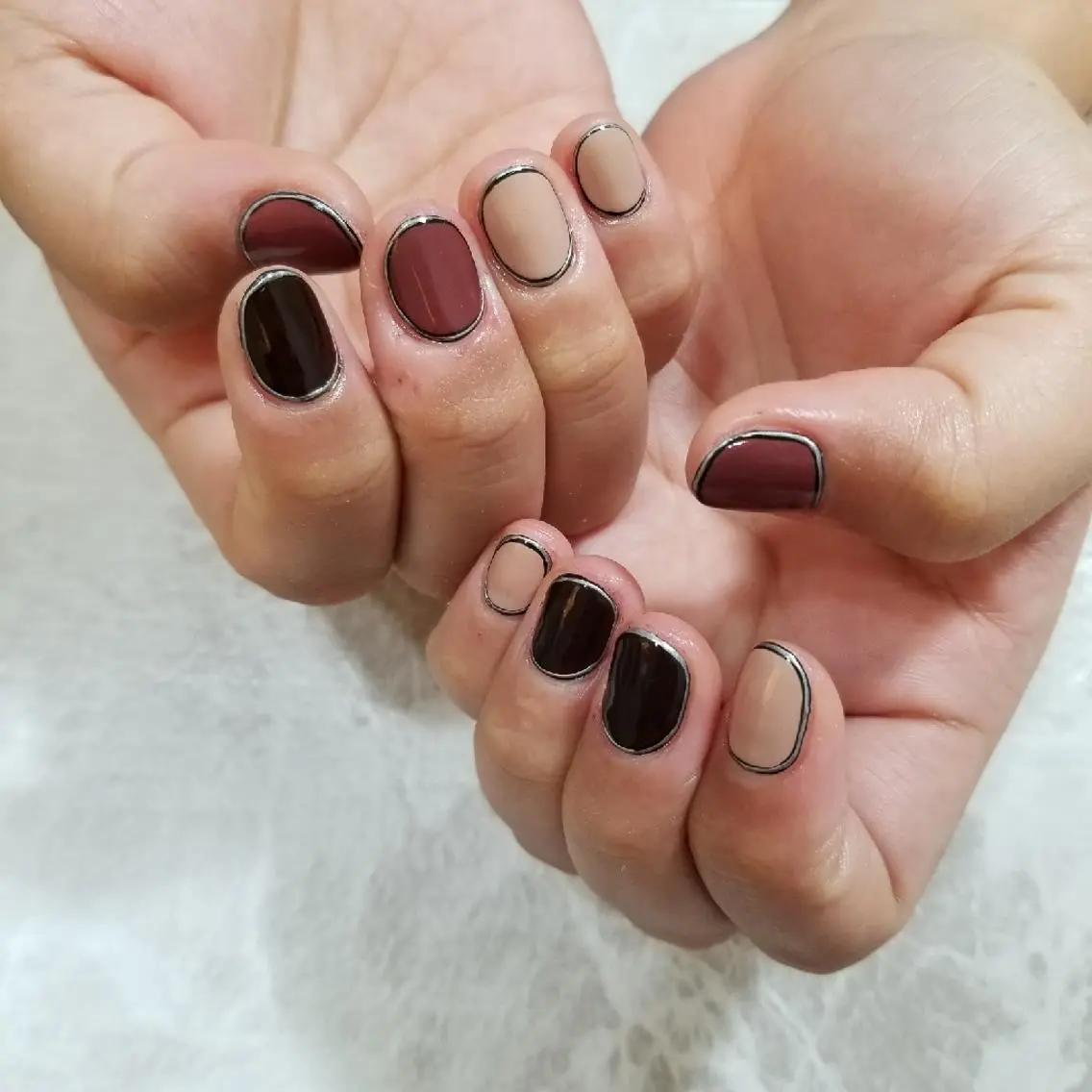 ネイル ハンドネイル nijiiro🌈 サトウのネイルデザイン