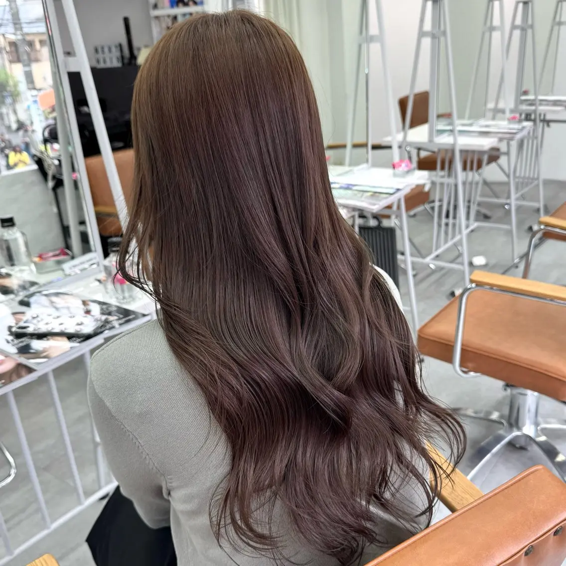 ロング カラー ヘアアレンジ ヘアカラー ブリーチなしカラー /新百合ヶ丘/安形翔のヘアスタイル