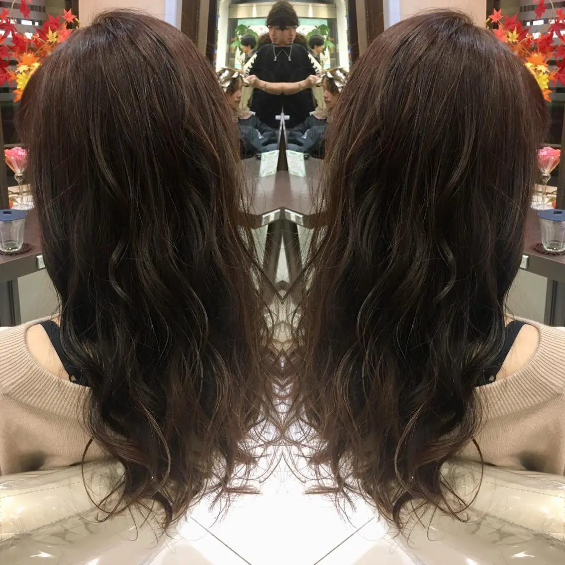 ロング カラー 寺内 紳悟のヘアスタイル