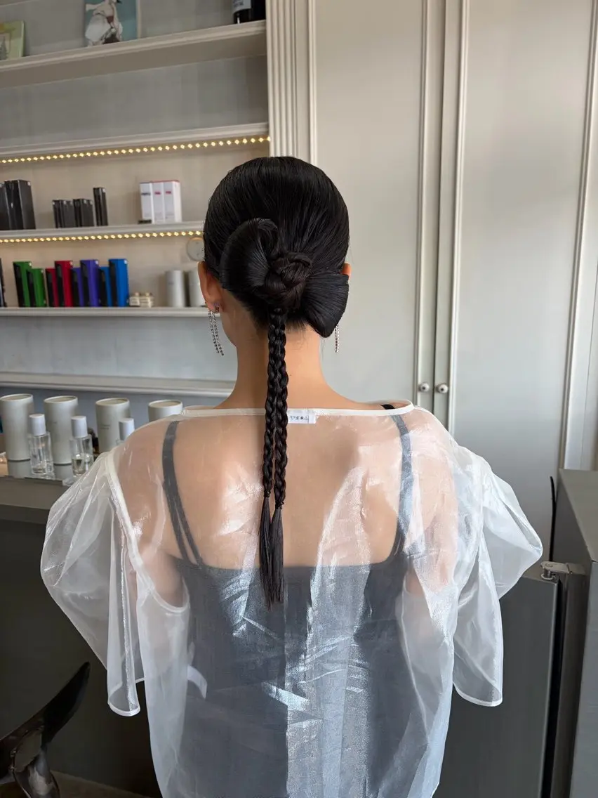 ヘアアレンジ ヘアセット 髪質改善特化🥣🫧 天神美容室のヘアスタイル