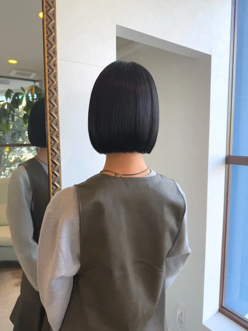 ショート ボブ カット letterby novel  はるみのヘアスタイル