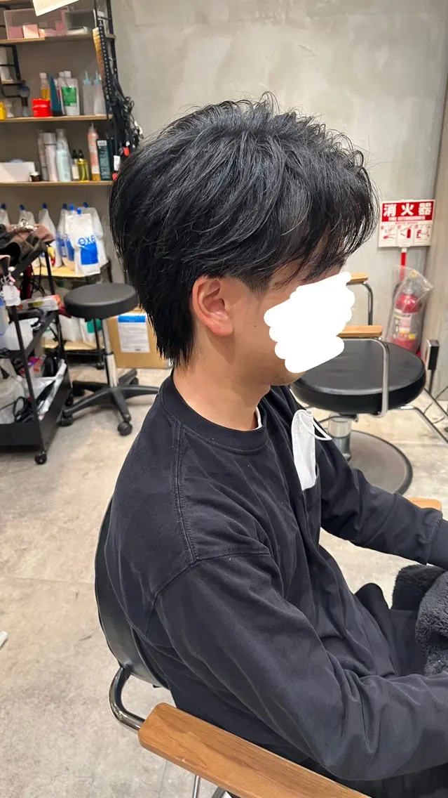 メンズ 赤み消し艶カラー🍒 髪質改善　KAIのヘアスタイル