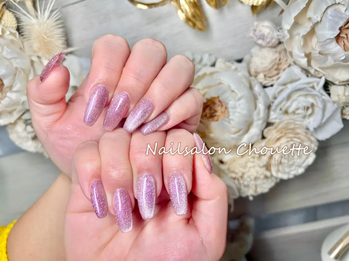 セミロング ハンドネイル Chouette Nailのネイルデザイン