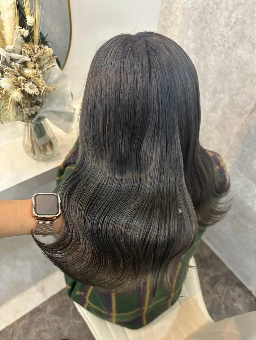 ロング ロング 庄司蒼麻 艶カラー/モデル募集のヘアスタイル