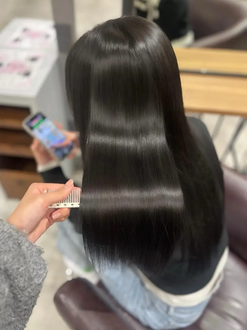 【梅雨前に☂️】美髪縮毛矯正➕2step treatment✨※先着1名様限定の写真