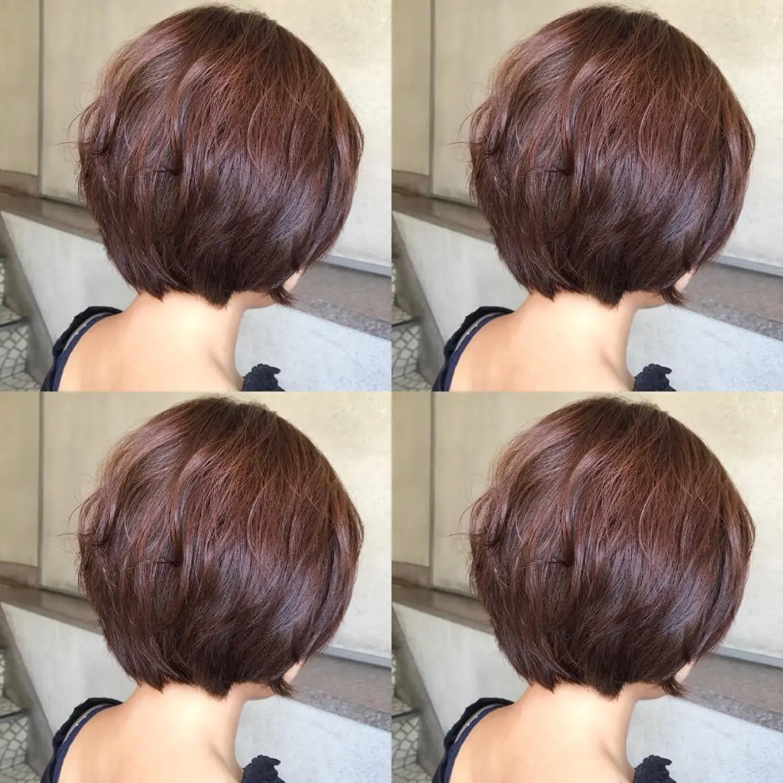 ショート カラー ヘアカラー トリートメント 小栗 麻衣のヘアスタイル