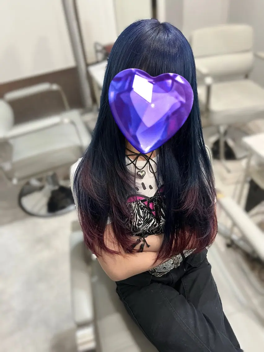 ロング カラー デザインカラー カット ヘアカラー トリートメント 🎀透明感 カラー🎀ミズキのヘアスタイル
