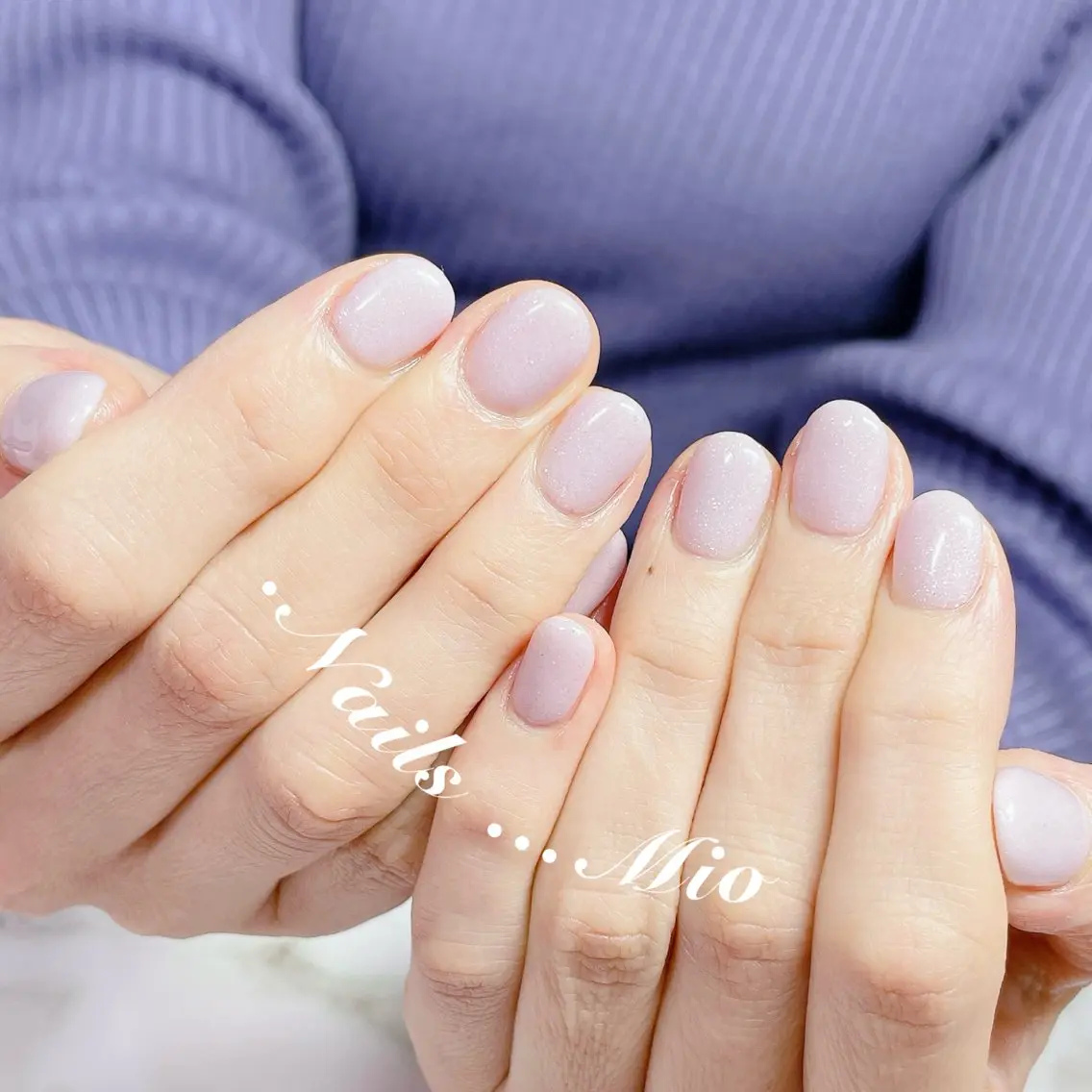 ネイル ジェルネイル ワンカラーネイル ハンドネイル .Nails Mio 赤羽西ネイルサロンのネイルデザイン
