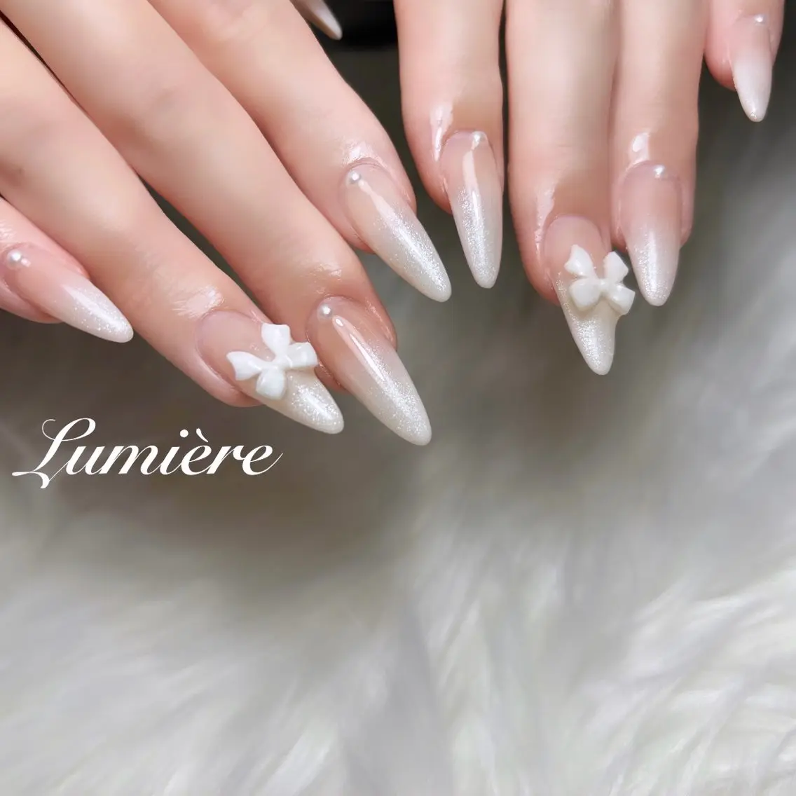 ネイル ハンドネイル Lumière｜ ロング｜ワンホンのネイルデザイン