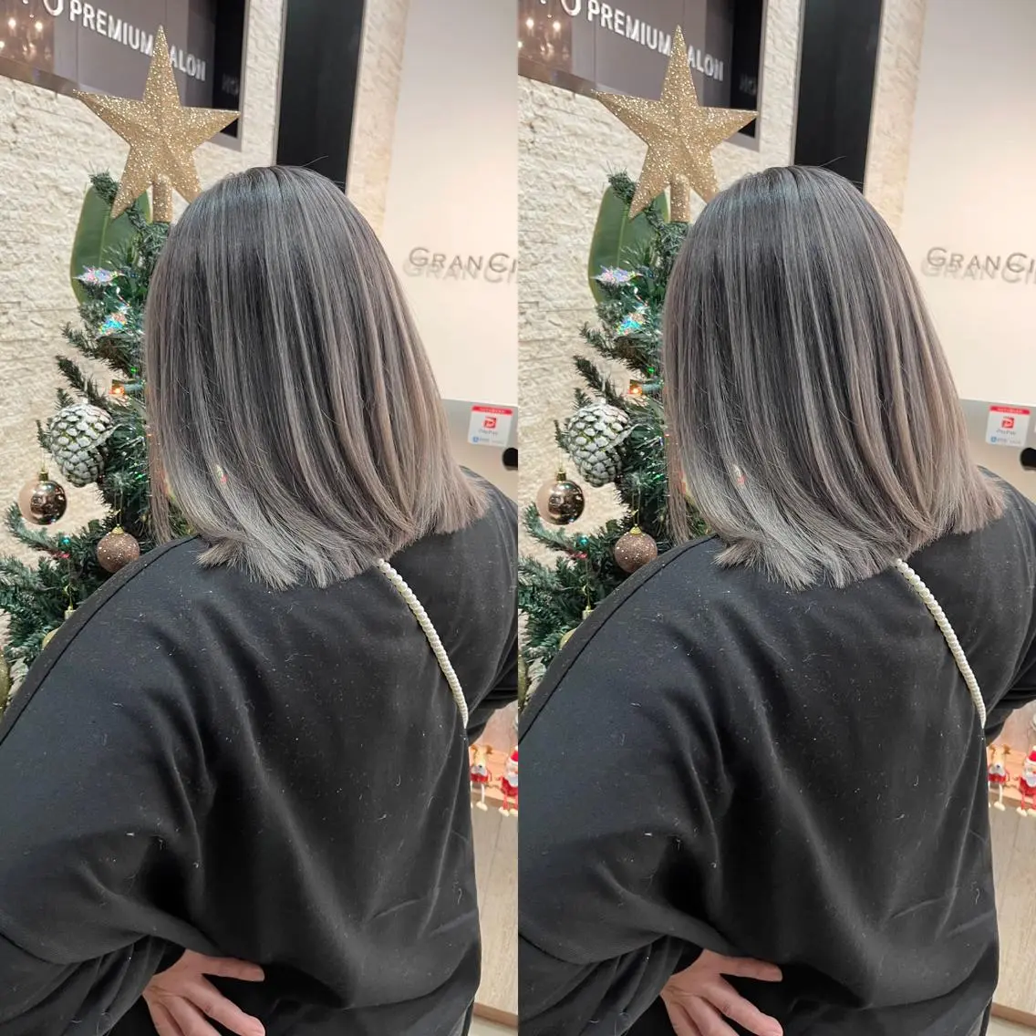 ミディアム ヘアカラー Y Uのヘアスタイル