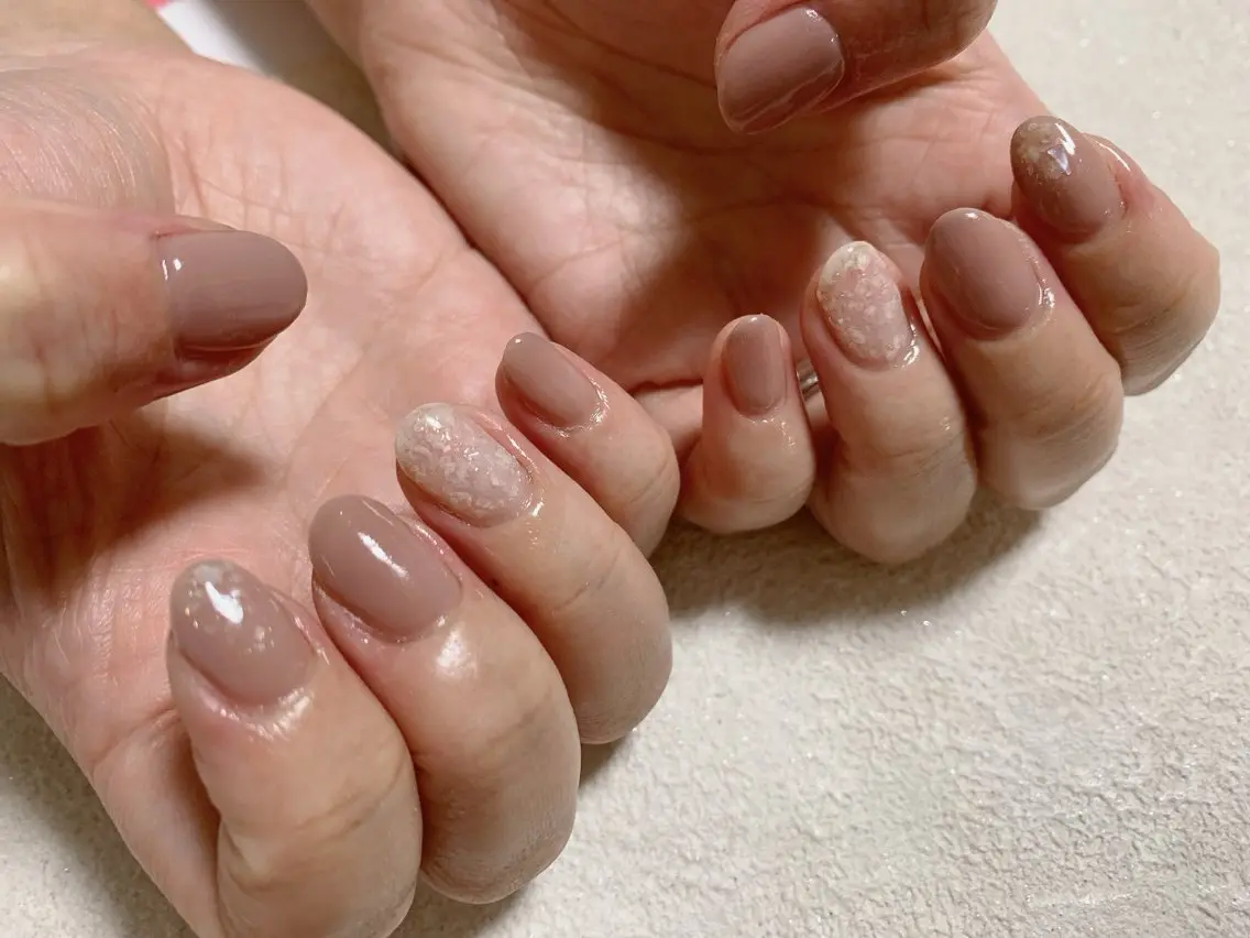 ネイル ジェルネイル キラキラネイル ラメ(グリッター) メンズネイル パラジェル kiki nail たまプラーザのネイルデザイン