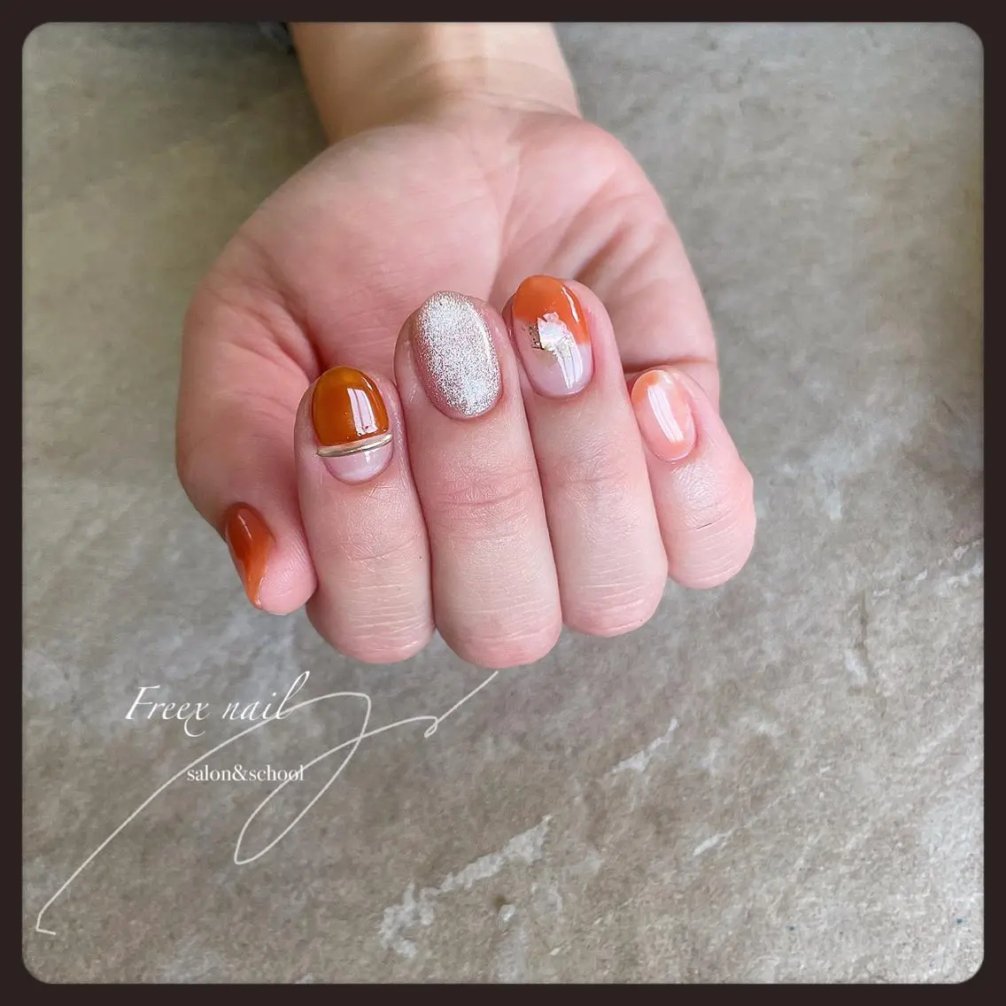ネイル ハンドネイル ハンドケア freex nail /ニュアンス/個性派のネイルデザイン