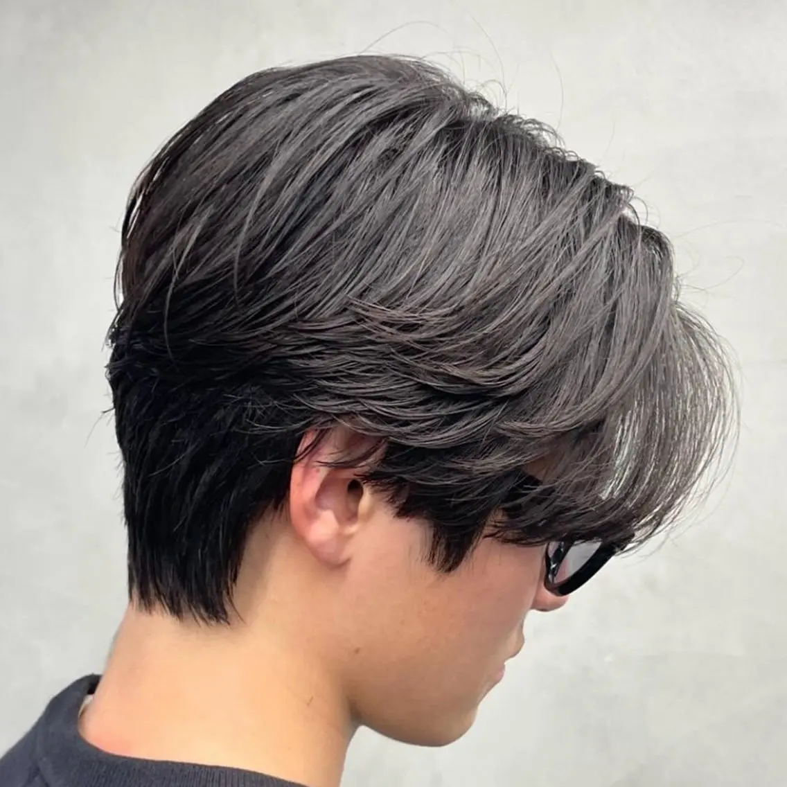 ミディアム パーマ ヘアアレンジ メンズ fifth 石川 凪のヘアスタイル
