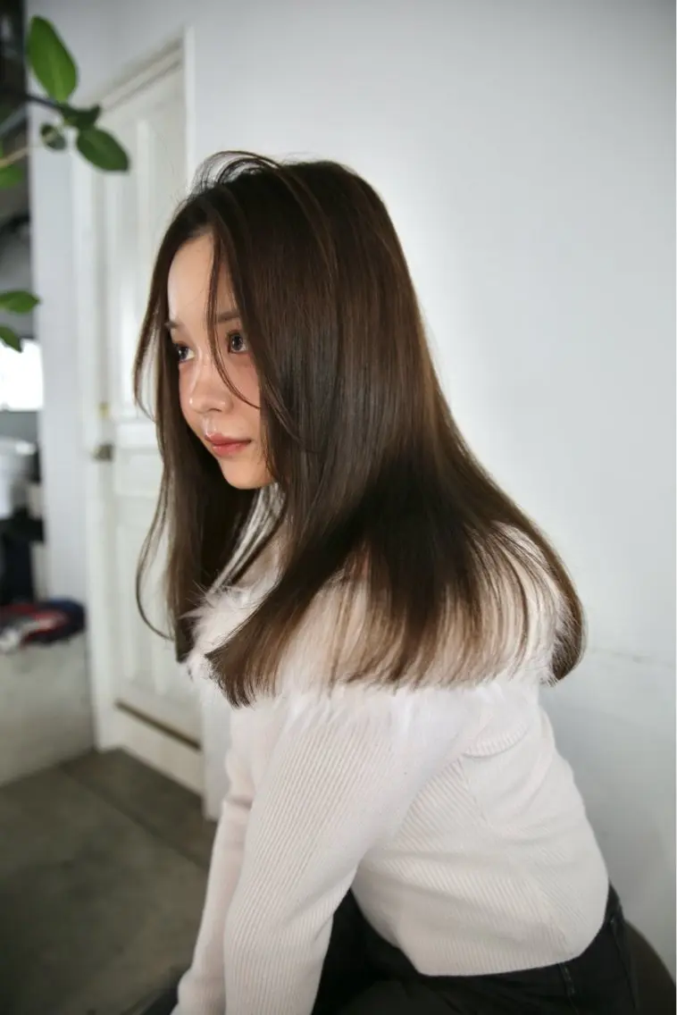 ロング カラー 透明感カラー ユウナ🎀レイヤー/ 暖色カラーのヘアスタイル