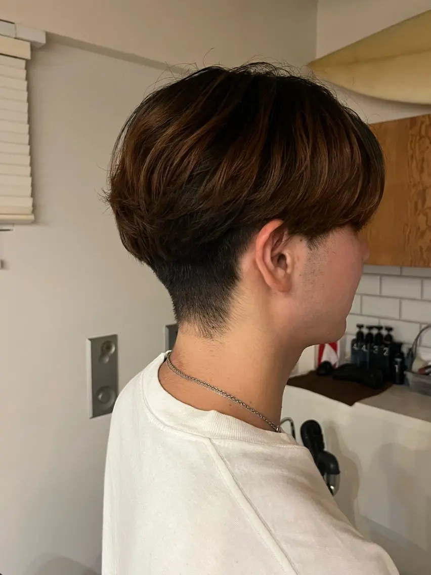ショート くせ毛 福井 大翔のヘアスタイル