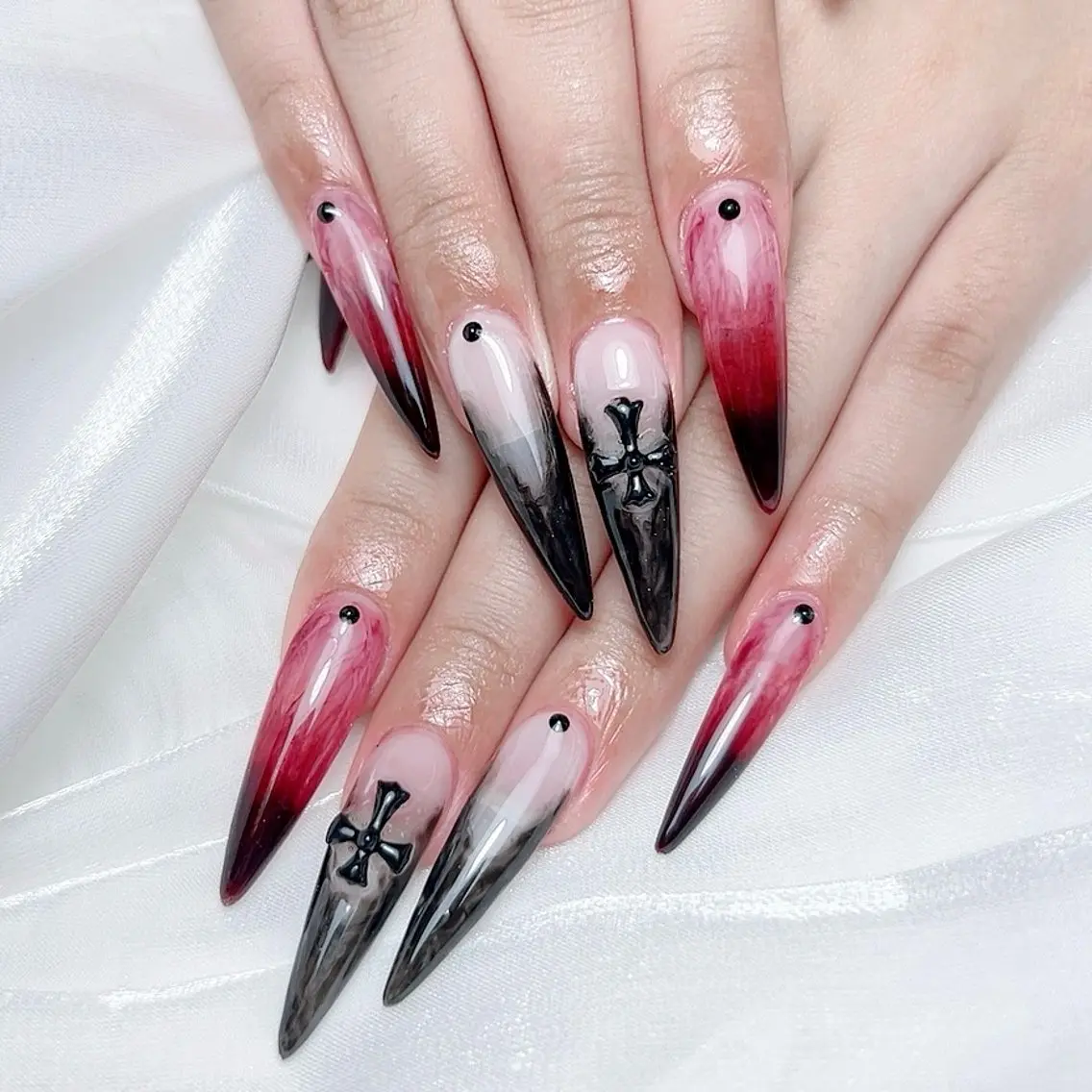ネイル ハンドネイル M🌷nail 長さだし専門店のネイルデザイン