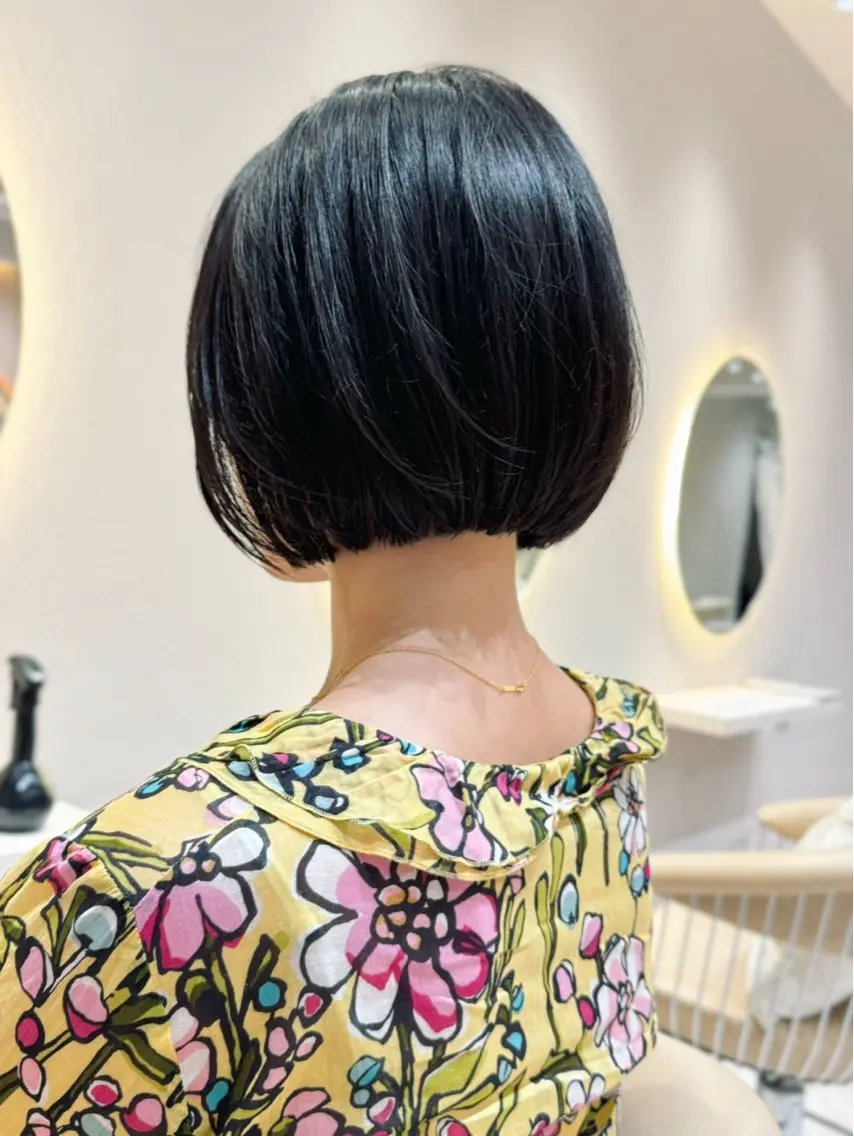 ミディアム 🩵縮毛矯正・ボブ 岩原朋也🩵のヘアスタイル