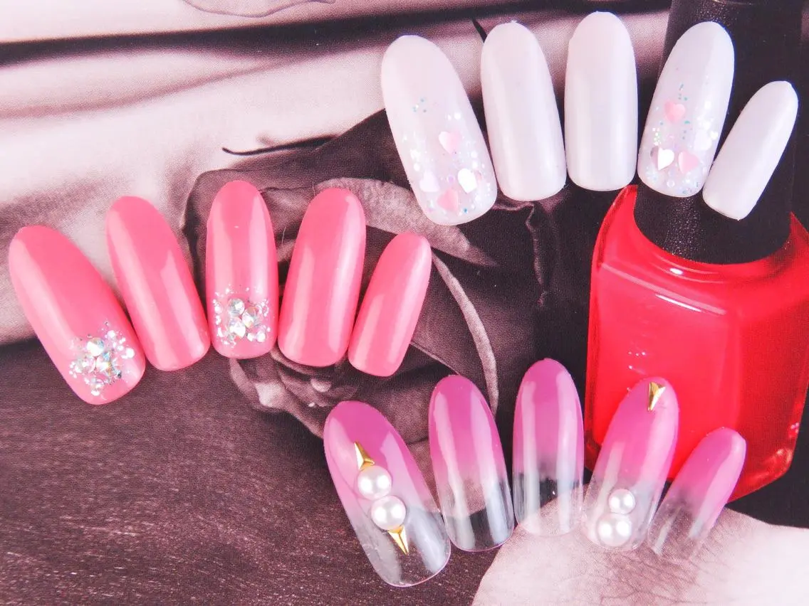ネイル シンプルネイル ストーンネイル Nail lieNのネイルデザイン