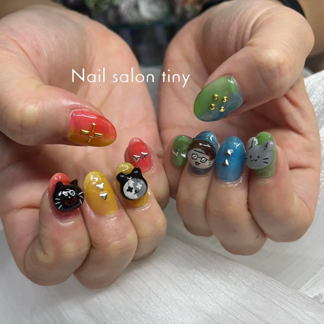 ネイル Nail salon tiny🩵のネイルデザイン