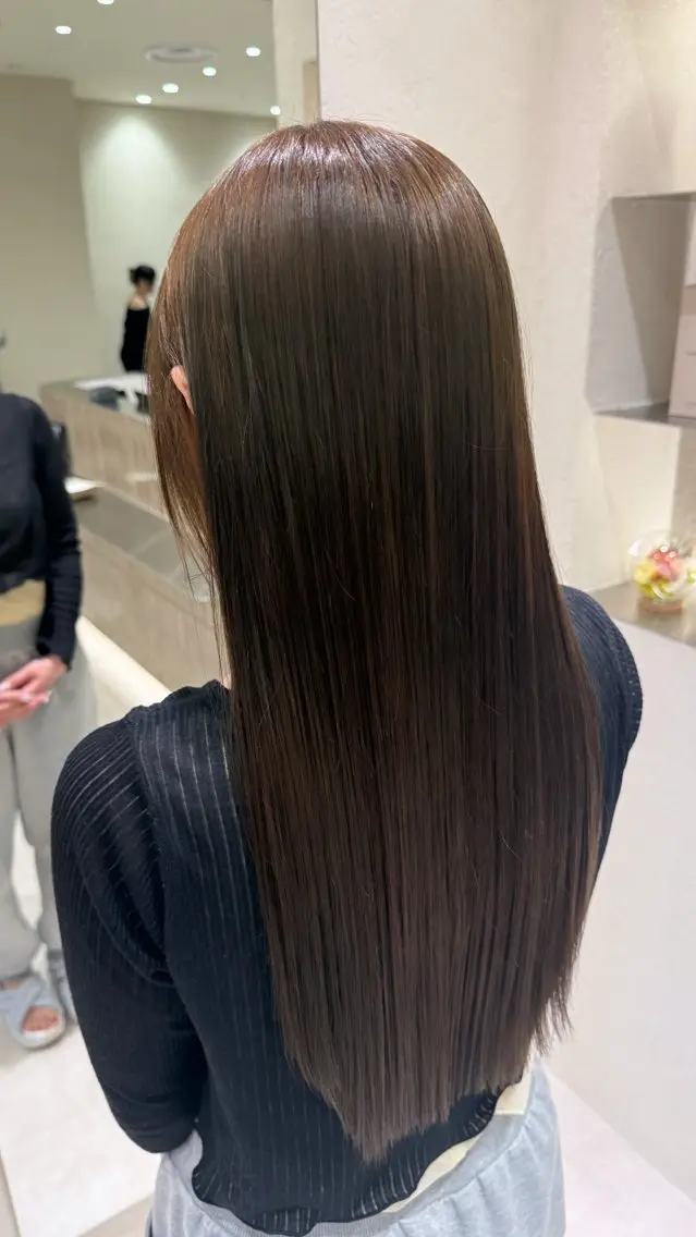 ロング カラー ヘアカラー トリートメント Unami MIHA☘️*゜のヘアスタイル