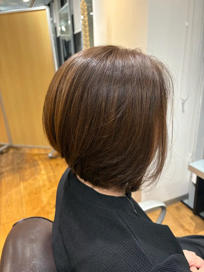 ショート 靍岡 千明のヘアスタイル