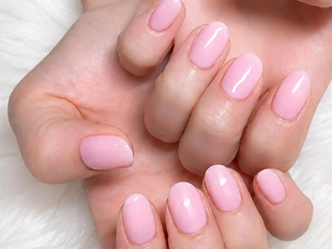ネイル ワンカラーネイル ピンク ハンドネイル Airi. kのネイルデザイン