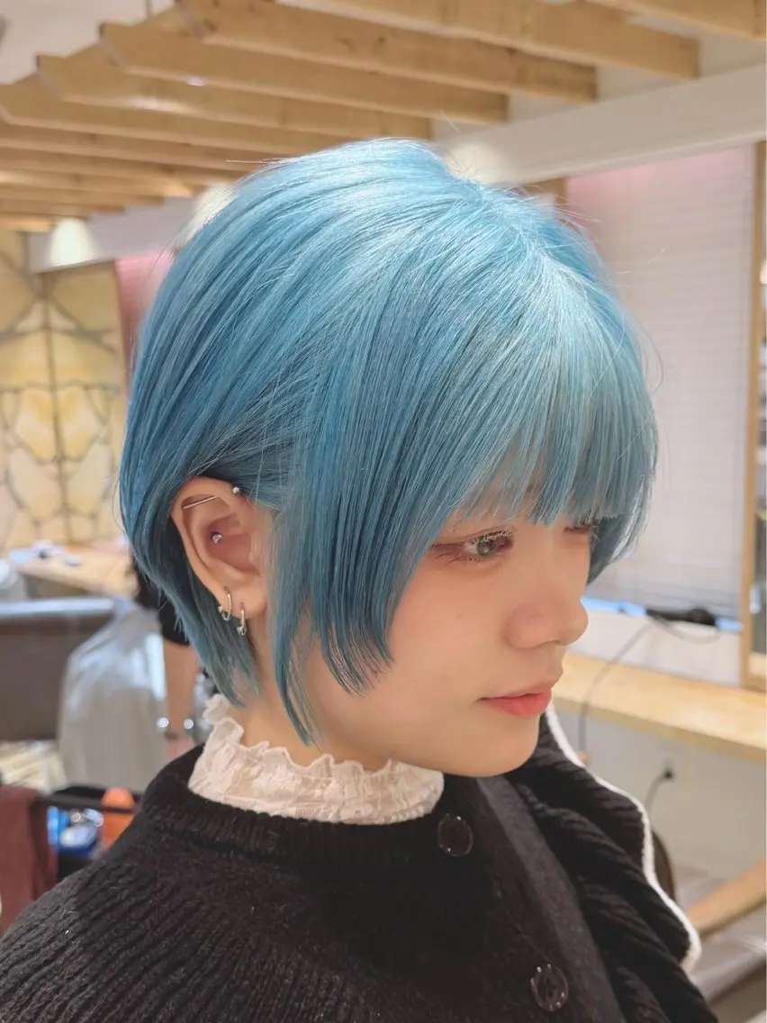 ショート ヘアカラー トリートメント 新宿 木下拓哉のヘアスタイル