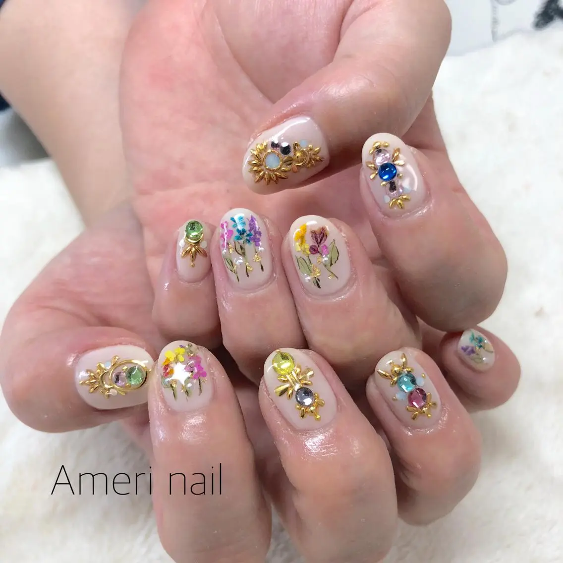 ネイル ハンドネイル Ameri nail /UKIのネイルデザイン