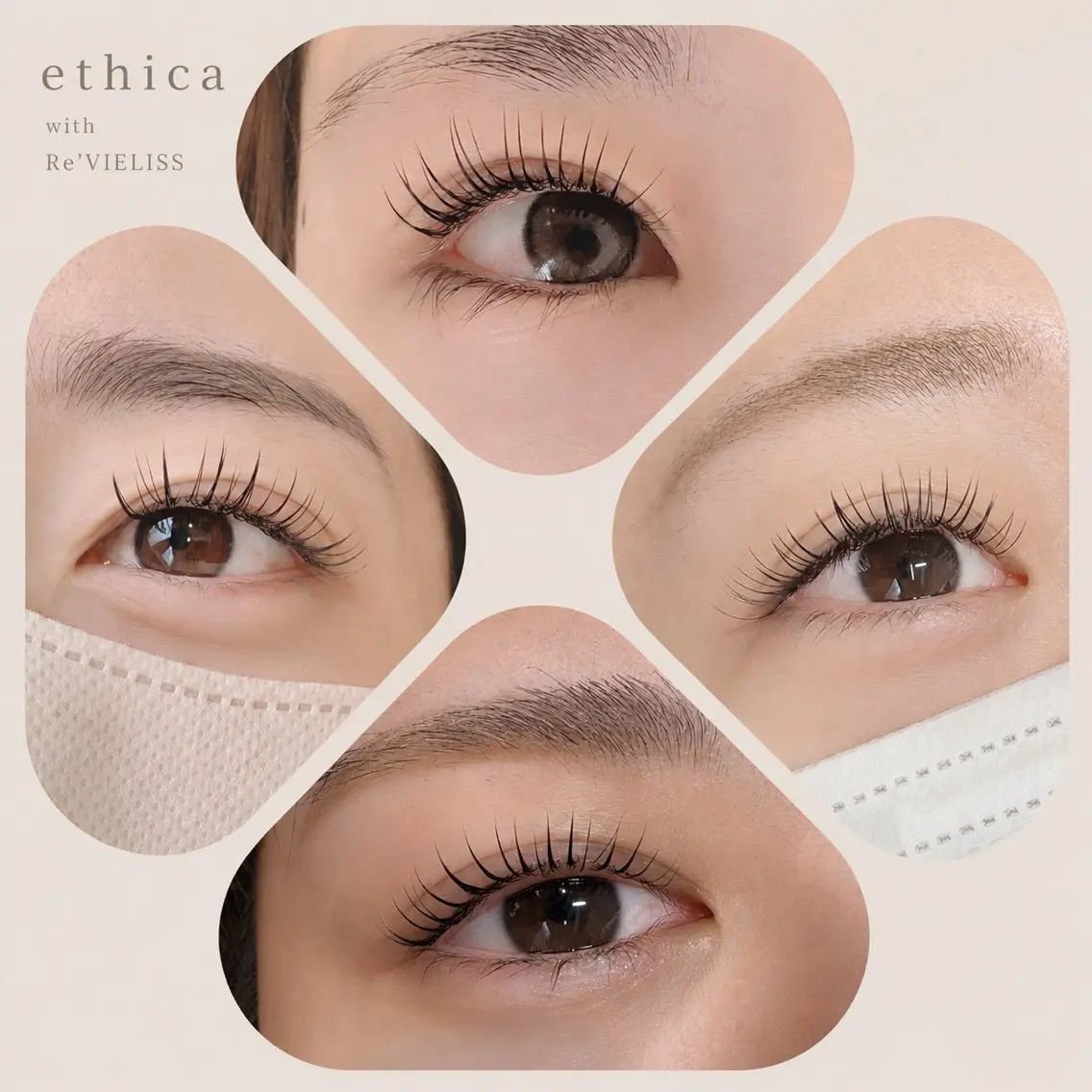 マツエク・マツパ フラットラッシュ ethica YOSHIDAのマツエク・マツパデザイン