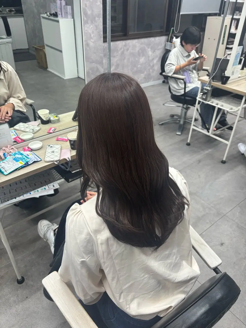 ロング ヘアカラー Riko🐰💗／ モテ艶髪《本厚木》のヘアスタイル