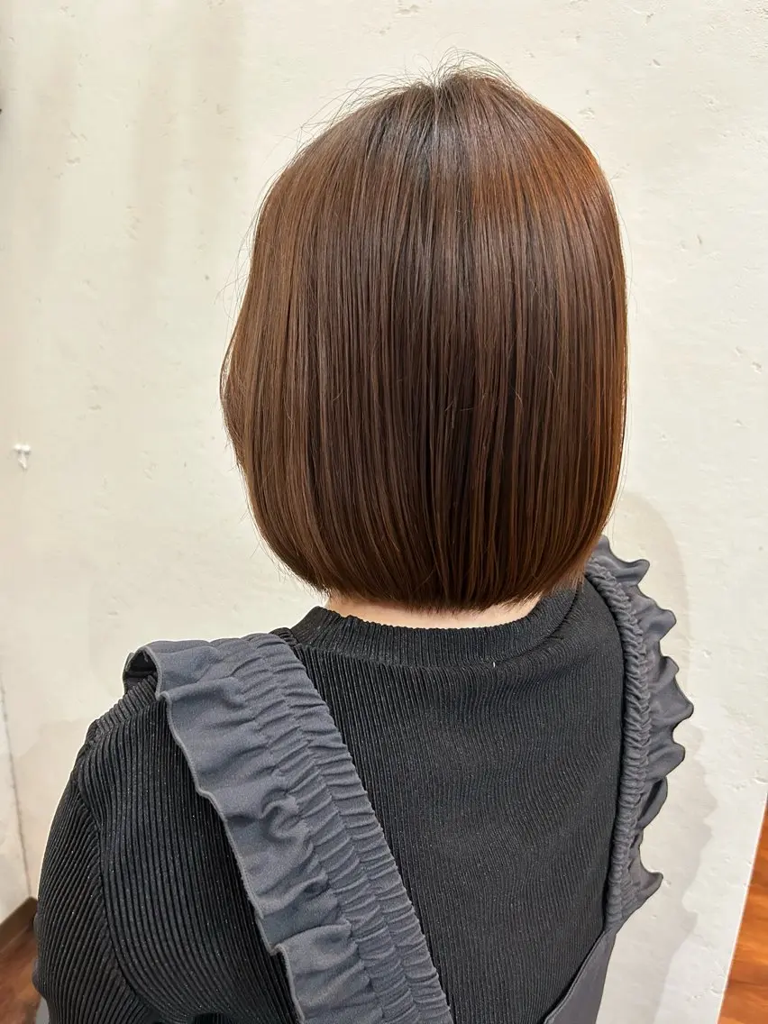 ショート ボブ レイヤーカット カット トリートメント story 増田 わかなのヘアスタイル