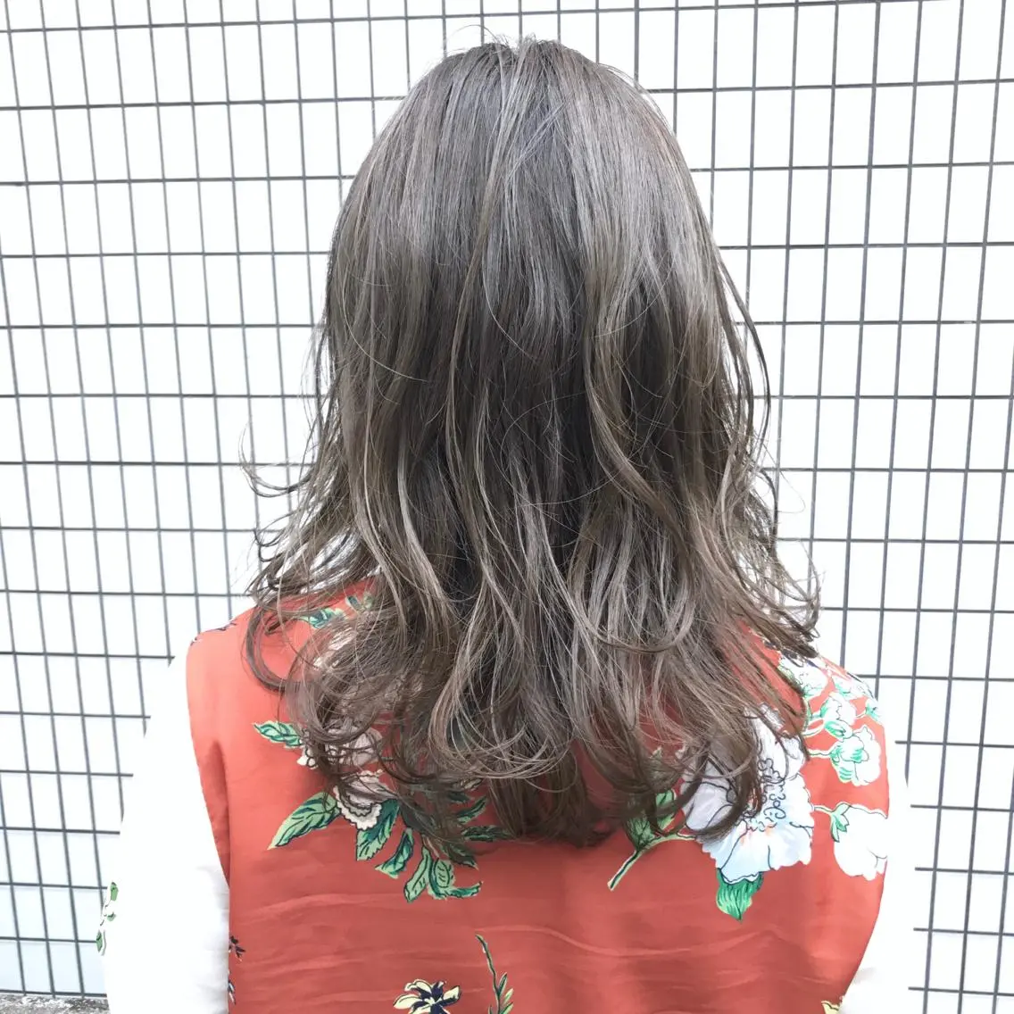 セミロング カラー 透明感カラー グレージュ ブリーチなし透け感/ マンツーマン/Ryoのヘアスタイル