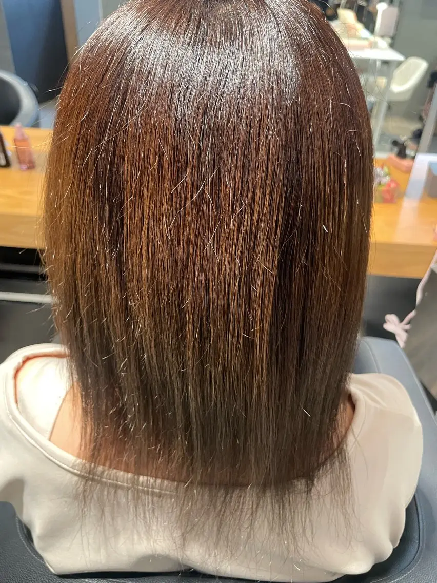 ミディアム カラー ベージュカラー ヘアカラー Lee京橋店／ shomaのヘアスタイル