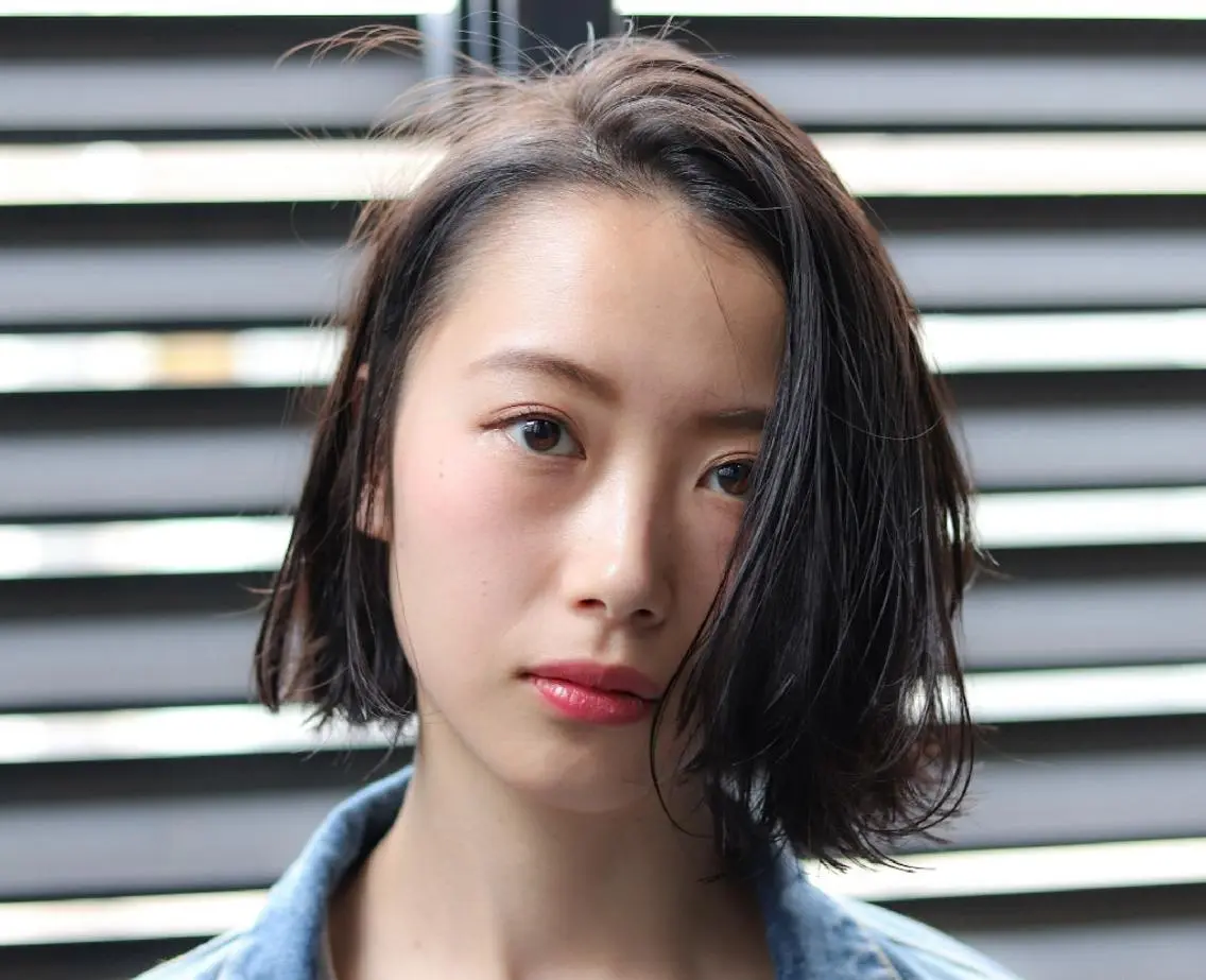 ショート カラー ショート✨ボブ✨代表 新田見美仁のヘアスタイル