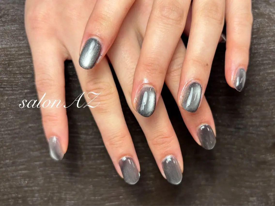 ネイル アートネイル 長さ出し フットネイル フレンチネイル ジェルネイル salon AZ NANAのネイルデザイン