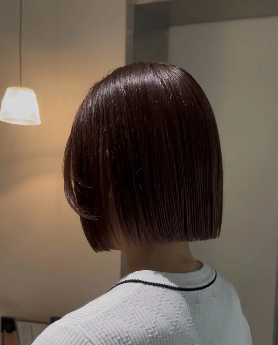 ショート ボブ カット トリートメント ✨ボブ指名No. 1✨中山蓮のヘアスタイル
