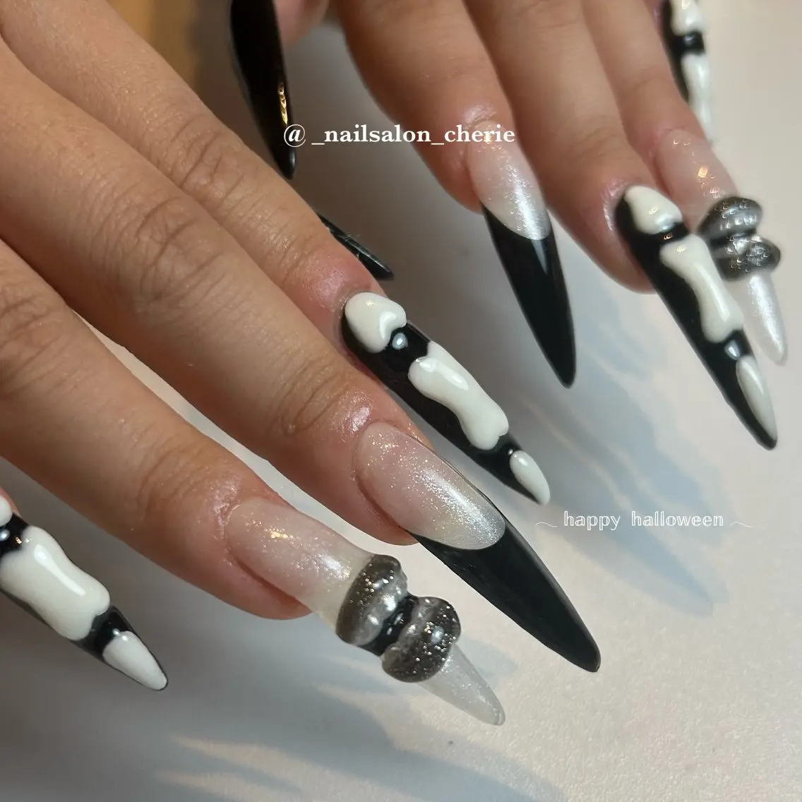 ネイル ロングネイル ハンドネイル nailsalon cherieのネイルデザイン