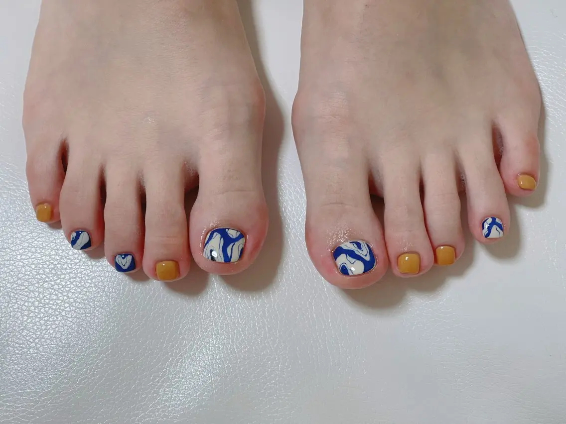 ネイル フットネイル AfterSugar NailSlonのネイルデザイン