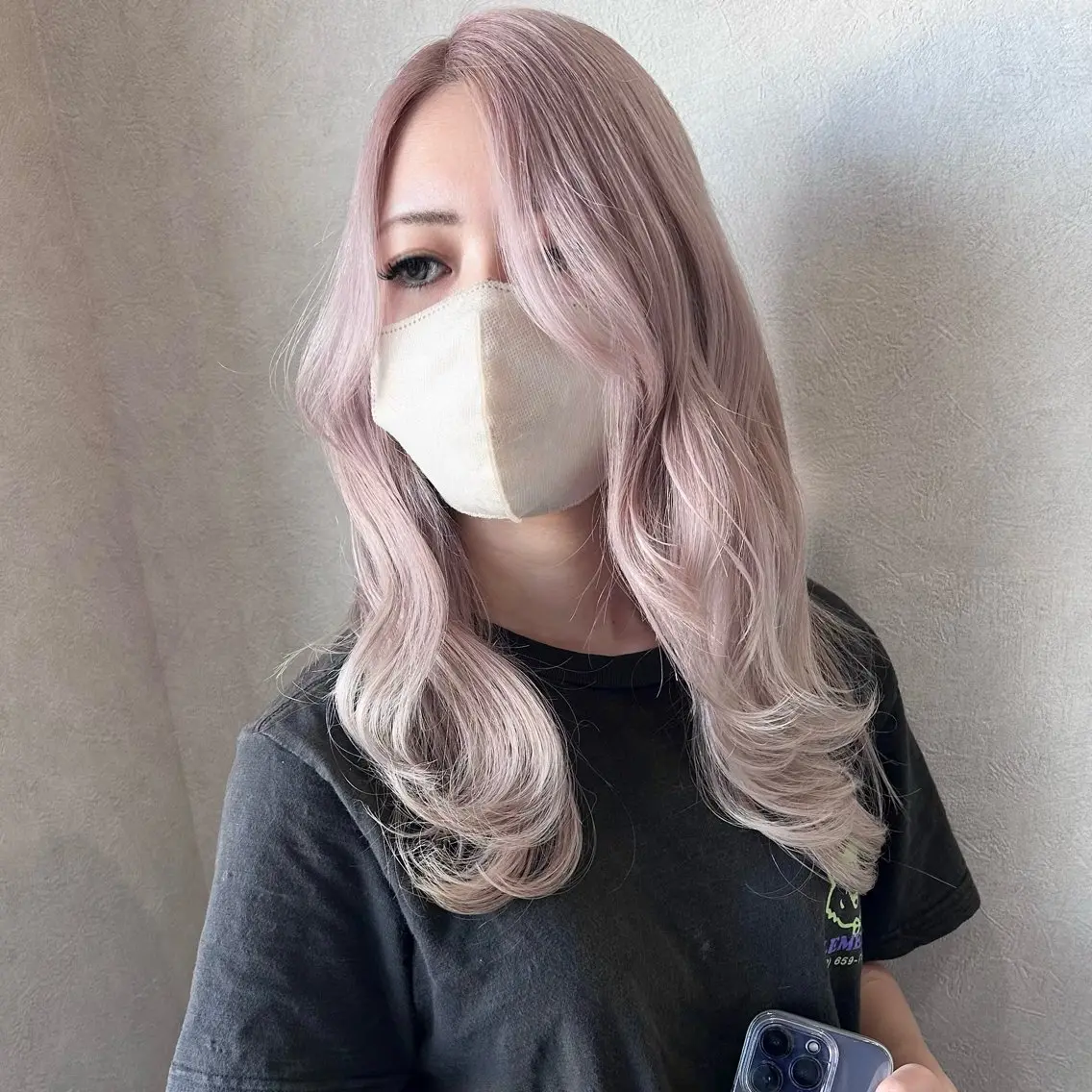 ロング カラー 井手 孔介のヘアスタイル